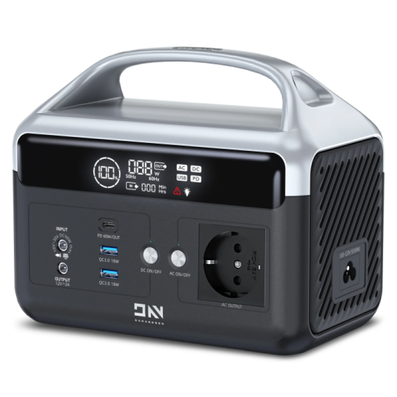 Зарядная Станция Power Station DARANENER NEO Z300, 300W, 179.2Wh (56000mAh), QC 3.0 18W, PD 60W, DC 5521 36W,