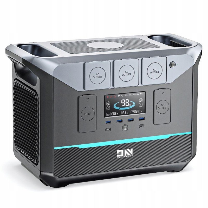 Зарядная Станция Power Station DARANENER NEO 1500 Pro, 1800W, 1382.4Wh, (432000mAh), LiFePo4 Цвет EU plug