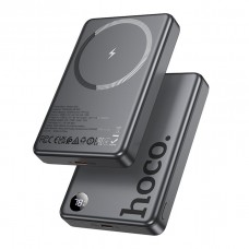Универсальная Мобильная Батарея Power Bank Hoco Q34 Clever PD20W magnetic with digital display 10000mAh Серый