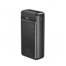 Універсальна Мобільна Батарея Power Bank XO PR201 65W Fast Charge Digital Display QC22.5W PD65W 30000 mAh Чорний