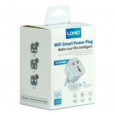 Смарт Розетка WiFI Smart Power Plug LDNIO SCW1050 Мят.упак. Цвет Белый
