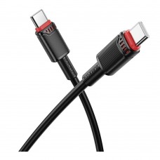 Кабель USB Borofone BX110 Type-C to Type-C 60W Черный
