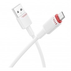 Кабель USB Borofone BX110 Micro 2.4A Белый