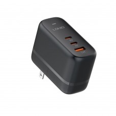 Сетевое Зарядное Устройство LDNIO Q366 GAN 65W+Type-C to Type-C Черное