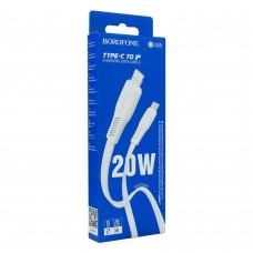 Кабель USB Borofone BX85 PD20W Type C to Lightning Белый