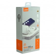Сетевой Удлинитель LDNIO SCW3451 3 ports/PD/3USB/1QC3.0/1Type-C/WiFi White