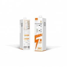 Сетевой Удлинитель LDNIO SC5415 5 universal ports /1 PD/1 QC/2 auto ID 2m Белый