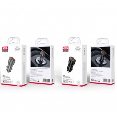 Автомобільний Зарядний Пристрій XO CC48 Metal 2USB Колір Сталевий