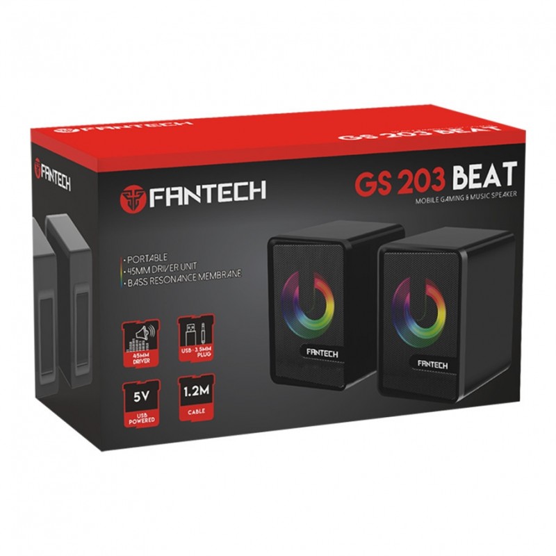 Компьютерные колонки FANTECH GS203 Beat Черный