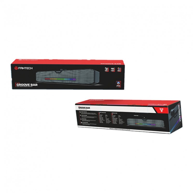 Компьютерные колонки FANTECH GS303 Groove bar 2 Modes (Wired, BT) Черный