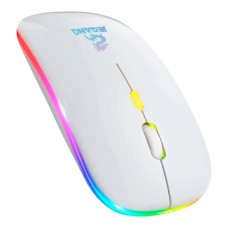 Wireless Миша JEQANG JW-AP02 led Бiлий