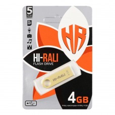 USB флеш-накопичувач Hi-Rali Shuttle 4gb Колір Золотий