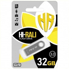 USB флеш-накопичувач 3.0 Hi-Rali Shuttle 32gb Колір Сталевий