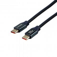 Кабель USB LDNIO LC441c Type-C to Type-C 100W Серый