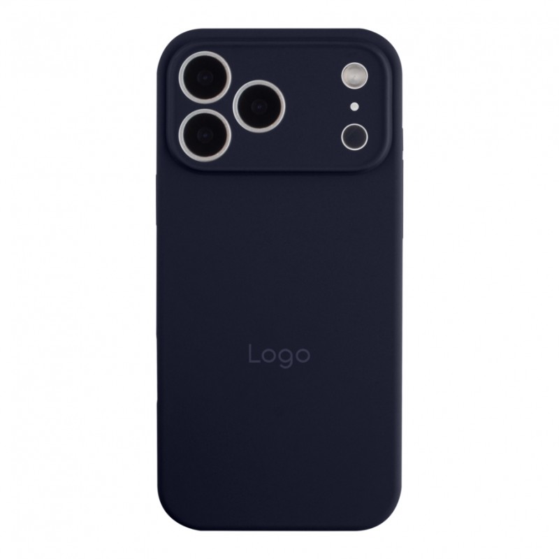 Чохол Silicone Case Full Size with Frame для iPhone 17 Pro 08.Dark Blue