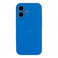 Чохол Silicone Case Full Size with Frame для iPhone 16 03.Royal Blue