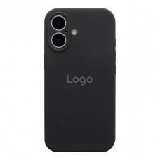 Чохол Silicone Case Full Size with Frame для iPhone 16 15.Dark Grey