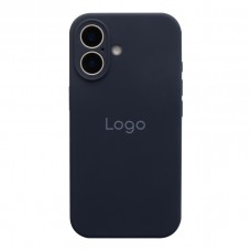 Чохол Silicone Case Full Size with Frame для iPhone 16 08.Dark Blue