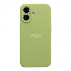 Чохол Silicone Case Full Size with Frame для iPhone 16 01.Mint