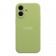 Чохол Silicone Case Full Size with Frame для iPhone 16 01.Mint