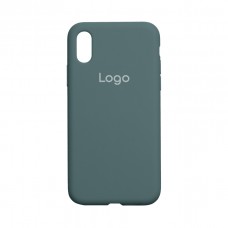 Чохол Silicone Case Full Size (AA) для iPhone X/Xs 55.Pine Green