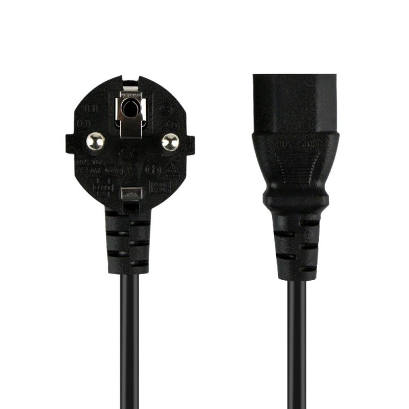 Мережевий шнур (C13-CEE 7/7) 1.5m 3*0.75mm 2 PC-186-VDE Колір Чорний