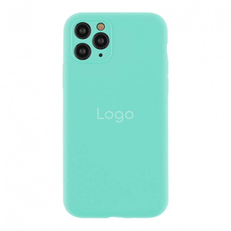 Чохол Silicone Case Full Size with Frame для iPhone 11 Pro Max 21.Sea Blue