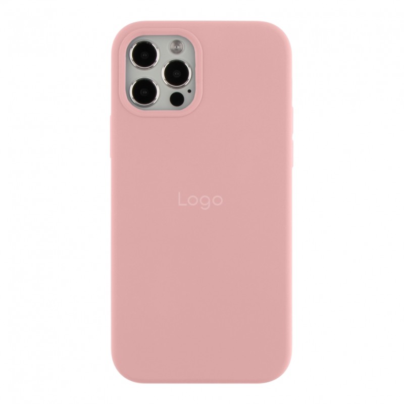 Чохол Silicone Case Full Size (AA) для iPhone 12/12 Pro 06.Light Pink