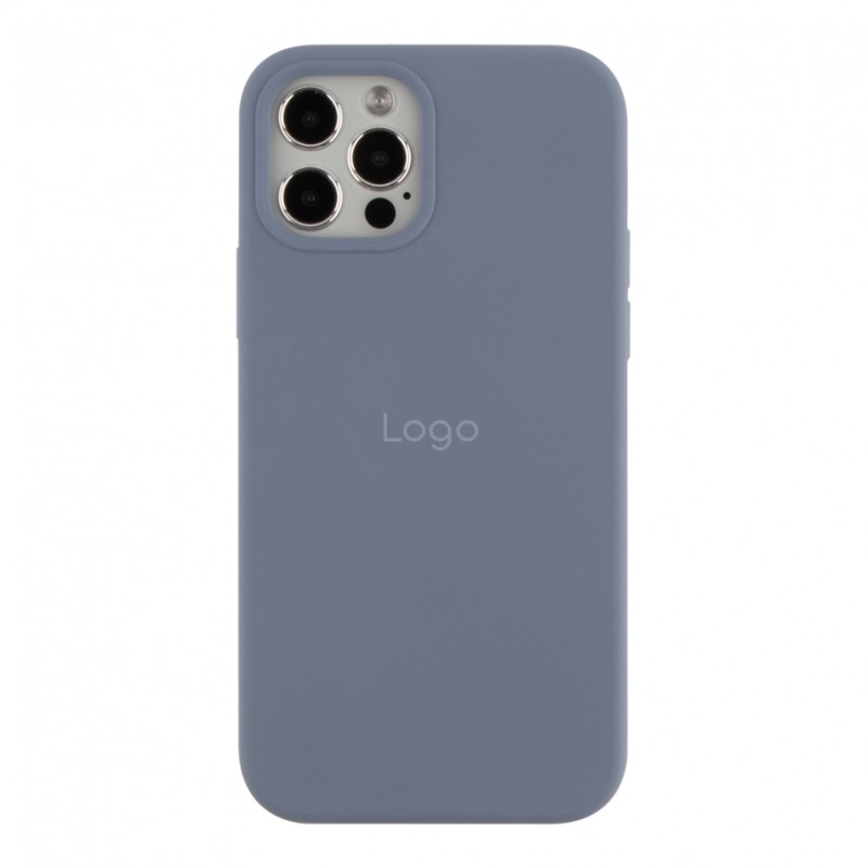 Чохол Silicone Case Full Size (AA) для iPhone 12/12 Pro 28.Lavender Grey