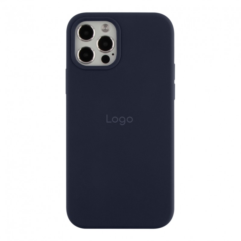 Чохол Silicone Case Full Size (AA) для iPhone 12/12 Pro 08.Dark Blue