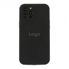 Чохол Silicone Case Full Size with Frame для iPhone 12 Pro Max 18.Black