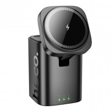 Бездротовий Зарядний Пристрій Hoco CQ20 3-in-1 15W Magnetic (iWatch) Чорний