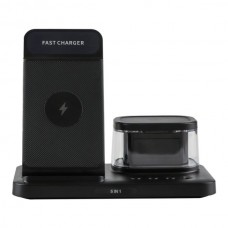 Бездротовий Зарядний Пристрій H33 5in1 15W IP version М'ята упаковка Чорний