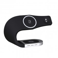 Бездротовий Зарядний Пристрій з MagSafe Y35 3in1 15W IP Version М'ята упаковка Чорний