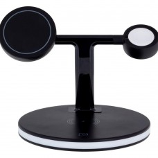 Бездротовий Зарядний Пристрій MagSafe 980 3in1 3.0A Чорний