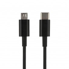 Кабель USB Type-C to Micro QC/Data Тех.пак. 1m Бiлий