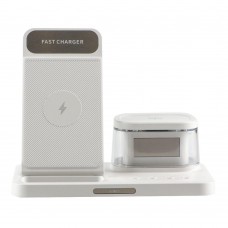 Бездротовий Зарядний Пристрій H33 5in1 15W IP version Бiлий