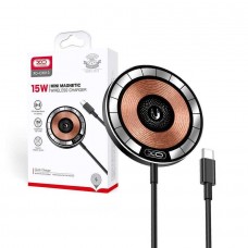 Бездротовий Зарядний Пристрій XO CX013 Magnetic 15W Коричневий