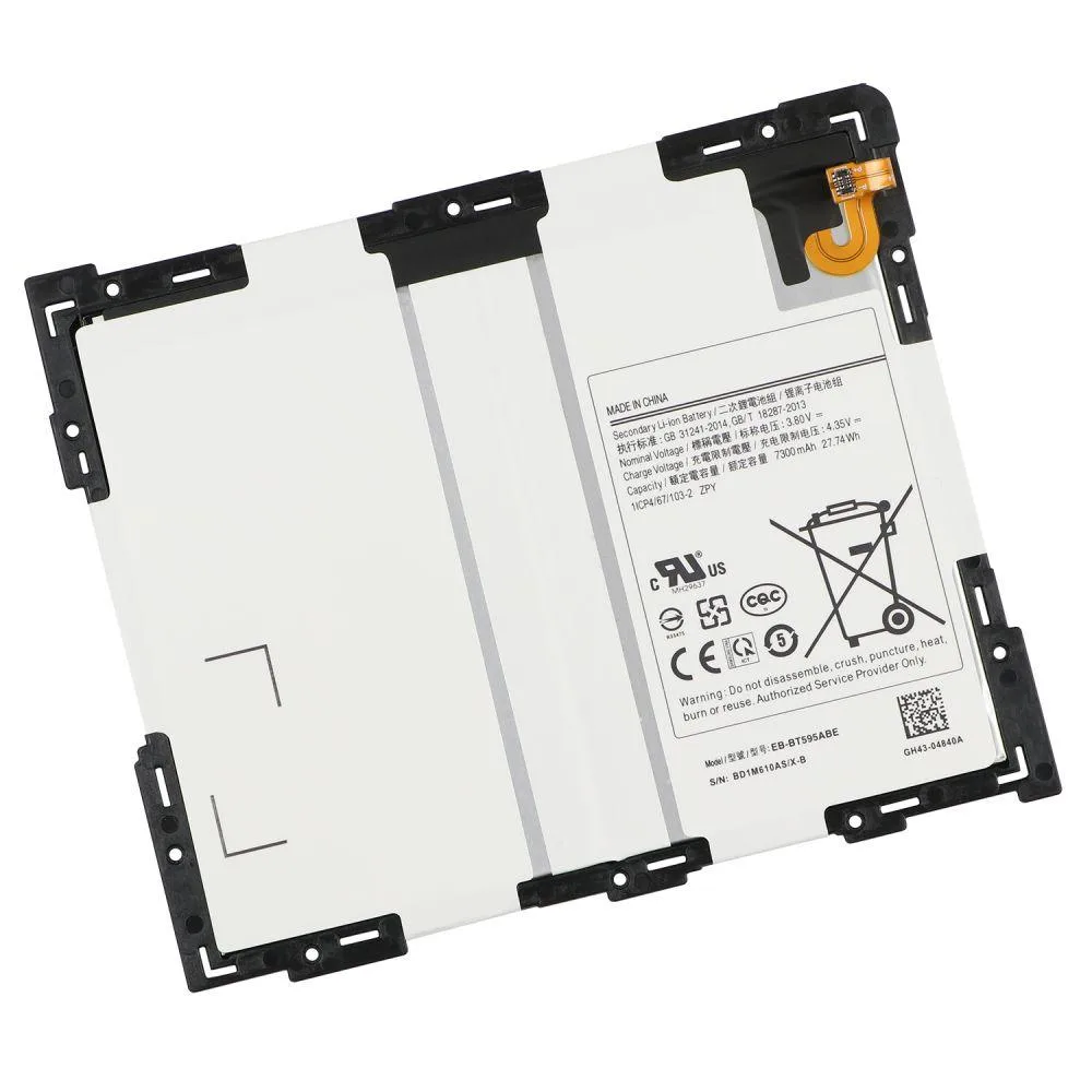 Акумулятор для Samsung Galaxy Tab A 10.5 / EB-BT595ABE Характеристики AAAA