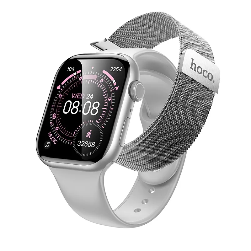 Смарт Годинник Hoco Y42 call version Milan Loop Сірий