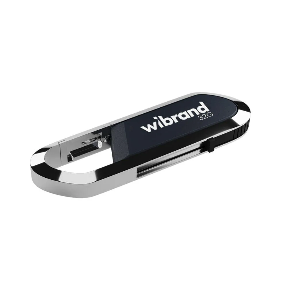 USB флеш-накопичувач Wibrand 32gb Aligator Сірий