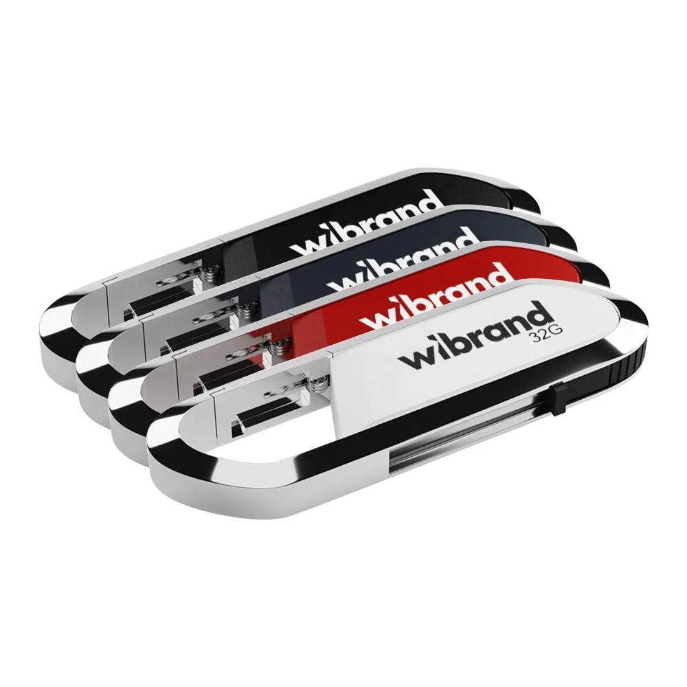 USB флеш-накопичувач Wibrand 32gb Aligator Чорний