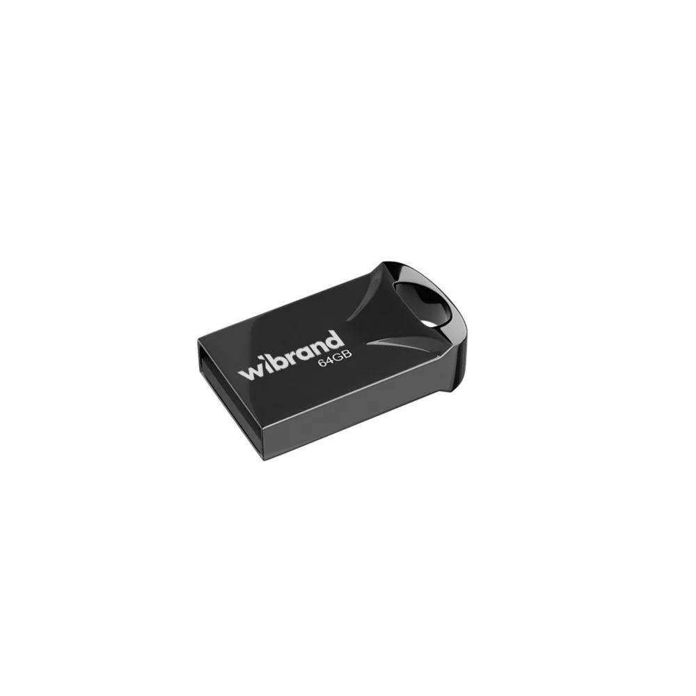 USB флеш-накопичувач Wibrand 64gb Hawk Чорний