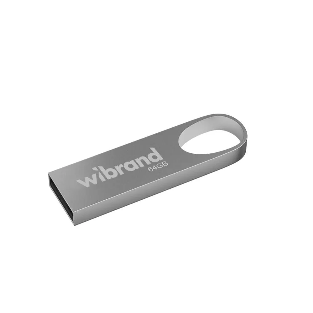 USB флеш-накопичувач Wibrand 64gb Irbis Срібло