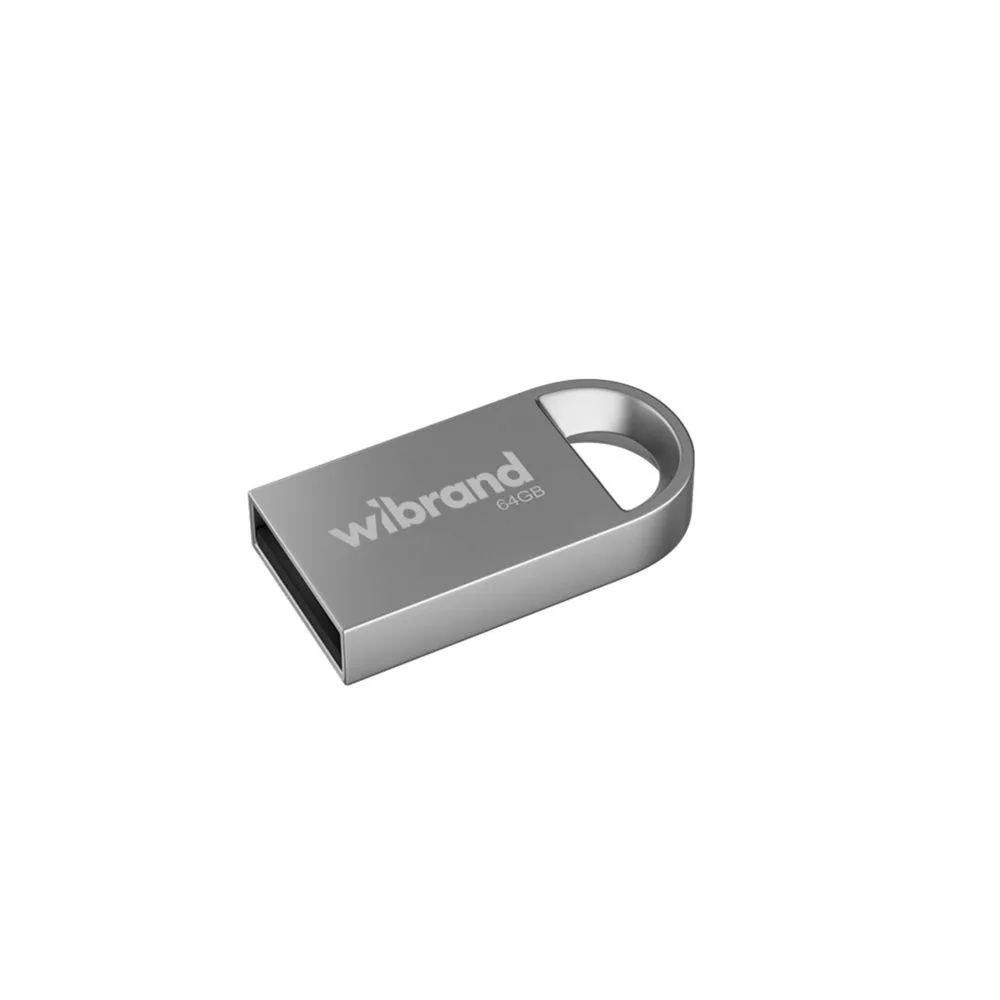 USB флеш-накопичувач Wibrand 64gb Lynx Срібло