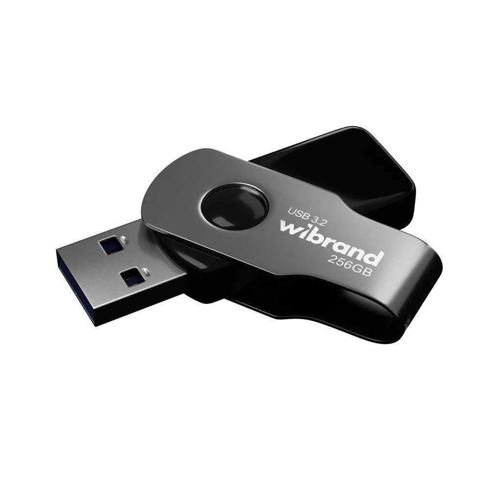 USB флеш-накопичувач 3.2 Wibrand 256gb Lizard Gen1 Чорний