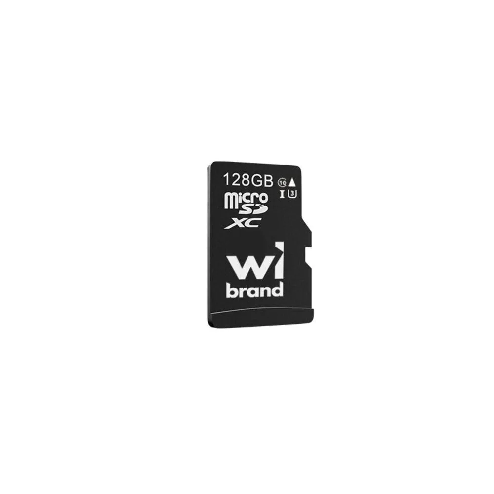 Карта Пам'яті Wibrand MicroSDHC 128gb UHS-1 U3 10 Class Чорний