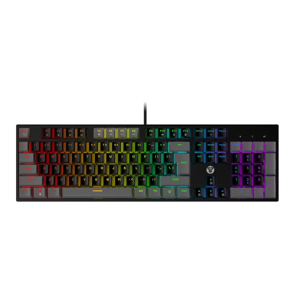 Клавіатура Ігрова Fantech ATOM MK886 Red Switch Колір Чорно/Сірий
