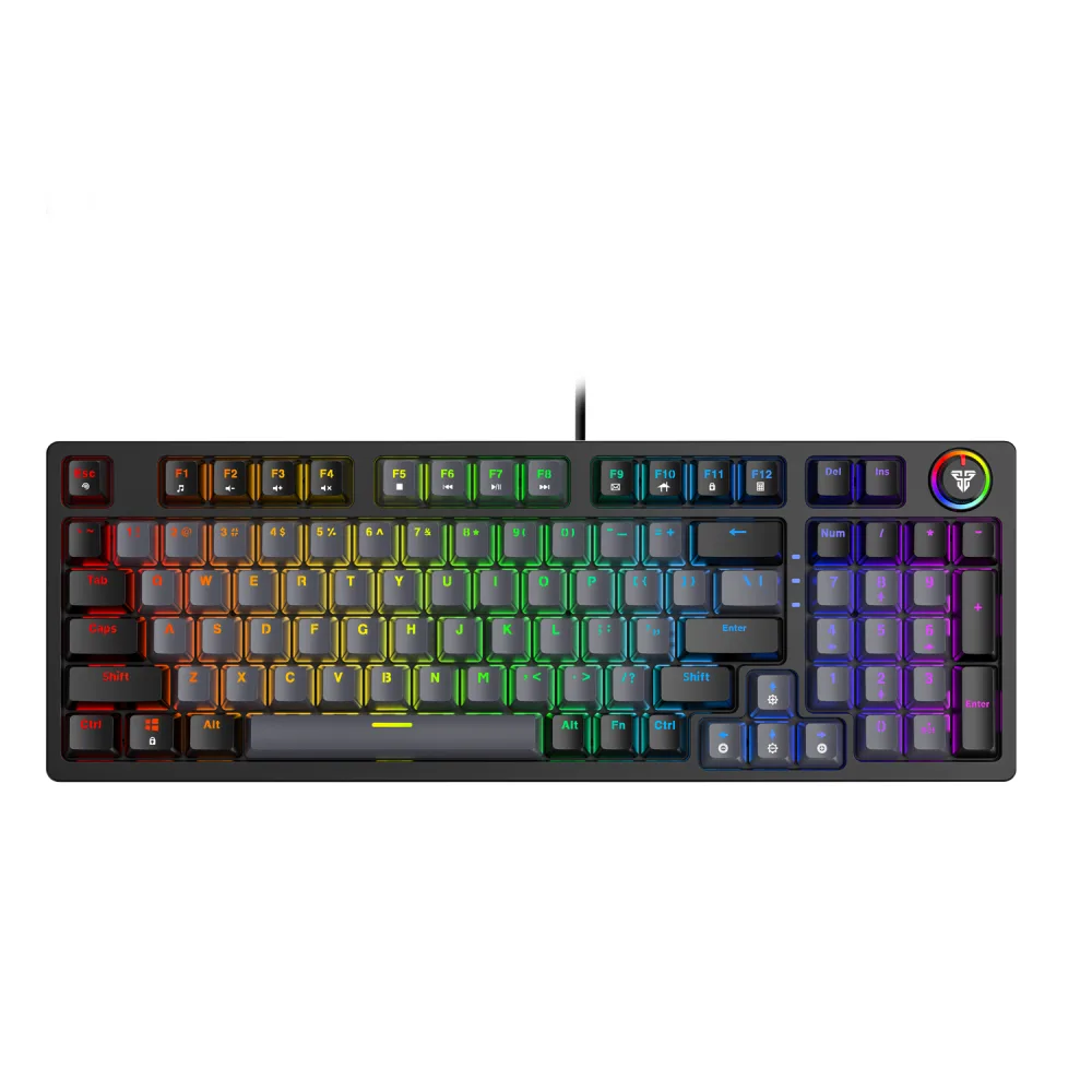 Клавіатура Ігрова Fantech ATOM96 MK890 Red Switch Колір Сiрий/Чорний