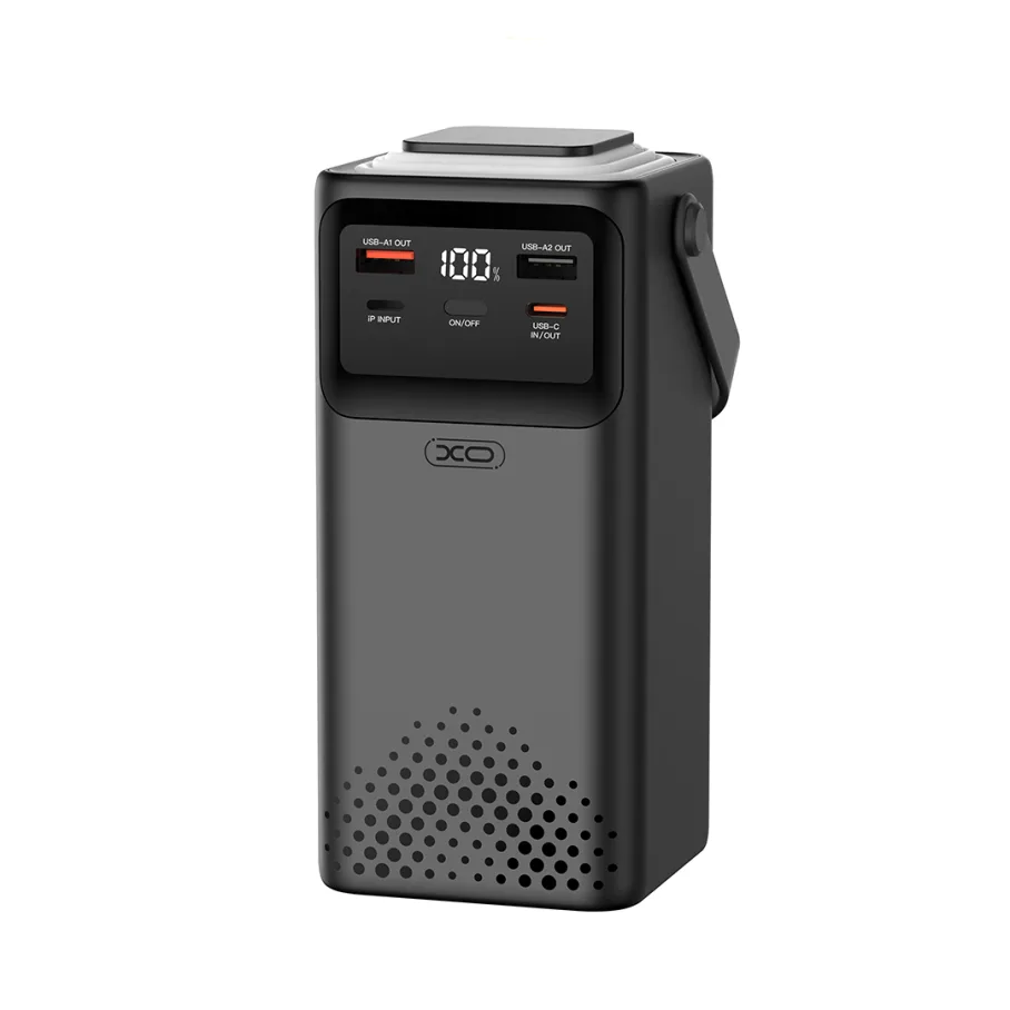 Power Bank XO PR286 PD20W+QC22.5W Four Cables + Lighting Fast Charging 50000mAh Чорний